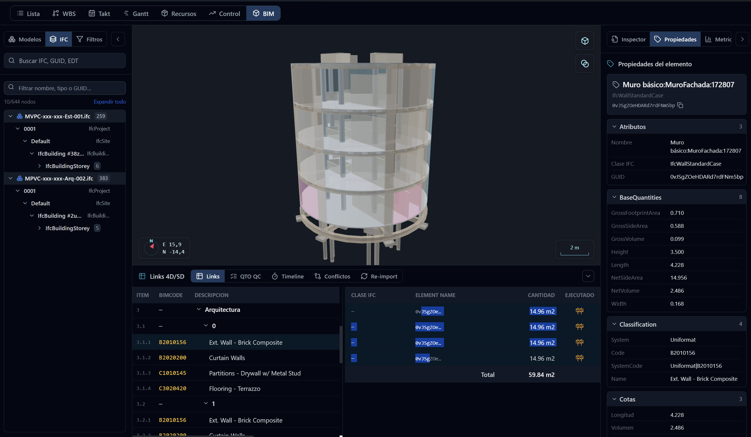 Gestor BIM 4D y 5D
